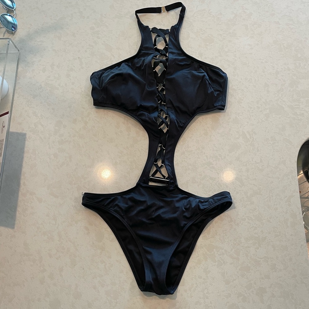 Victoria Secret Lace Up One Piece